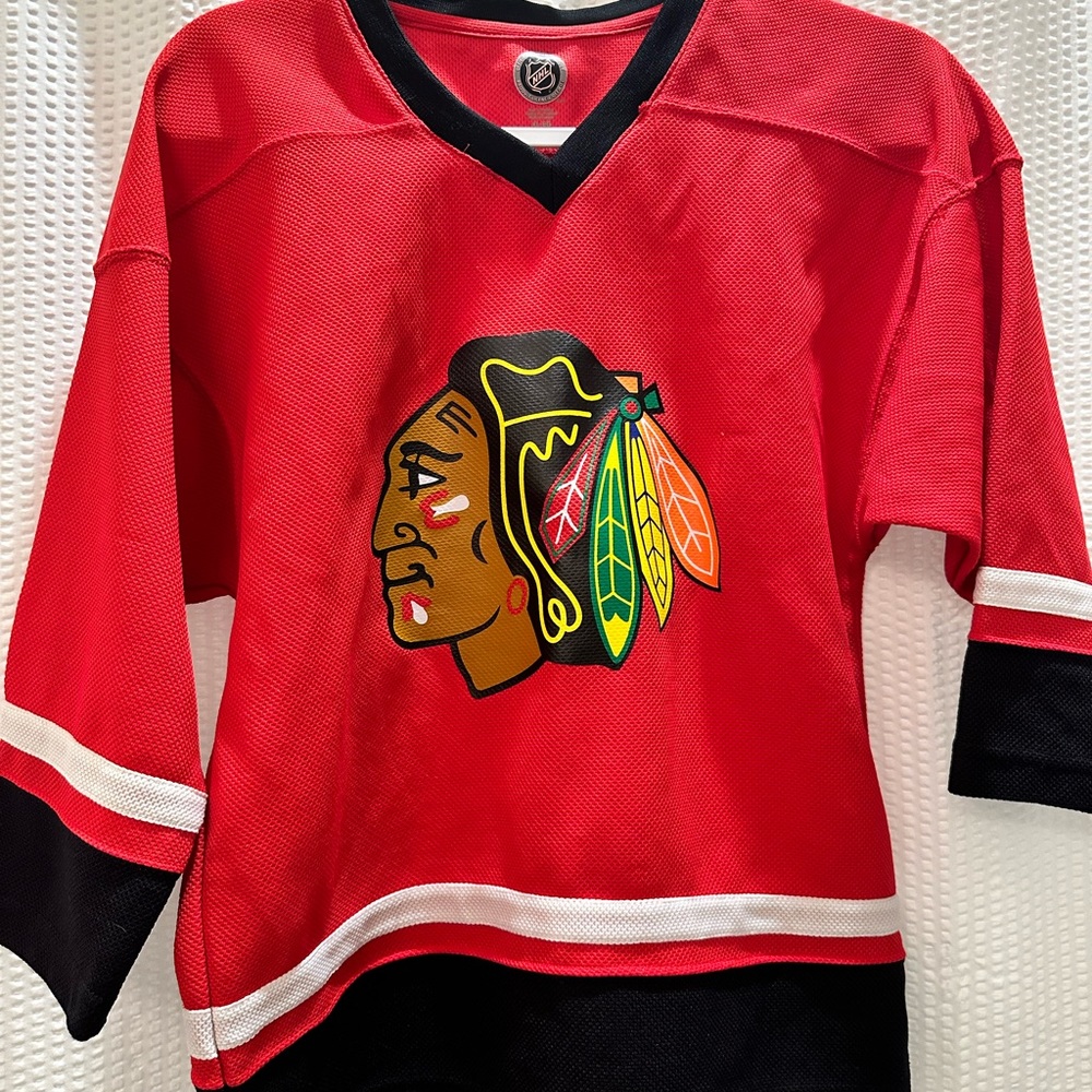 Chicago Blackhawks NHL Hockey Jersey #88 Patrick Kane Toddler Youth Size XL-EL